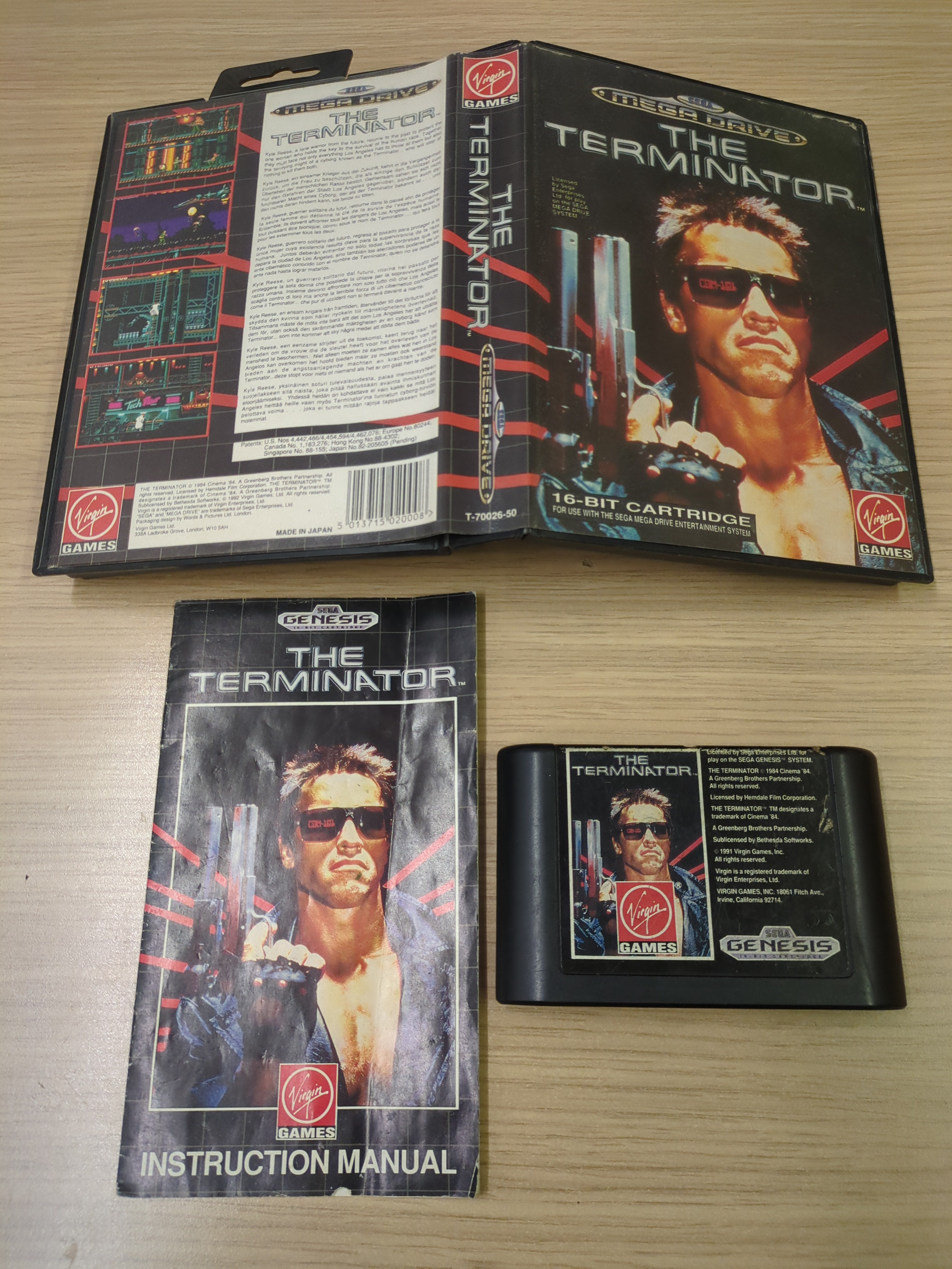 The Terminator Sega Mega Drive game The Terminator Sega Mega Drive game